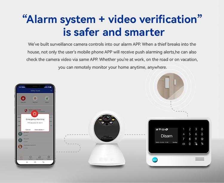 GSM/2G GPRS Security Intelligent Smart Home Alarm System Motion Sensor WIFI/2.4G gallery