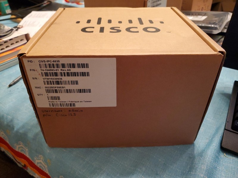 Cisco CIVS-IPC-6630 Dome Security Camera