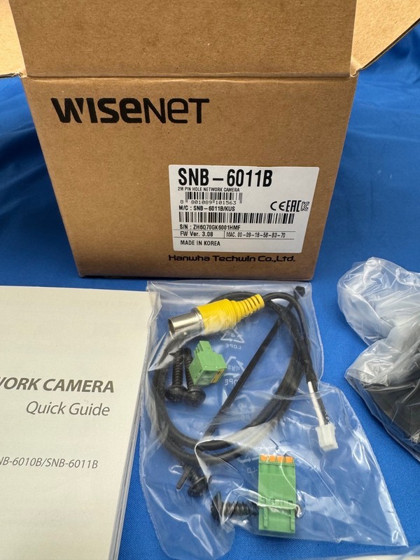 Wisenet SNB-6011B 2M Pin Hole Network Camera gallery