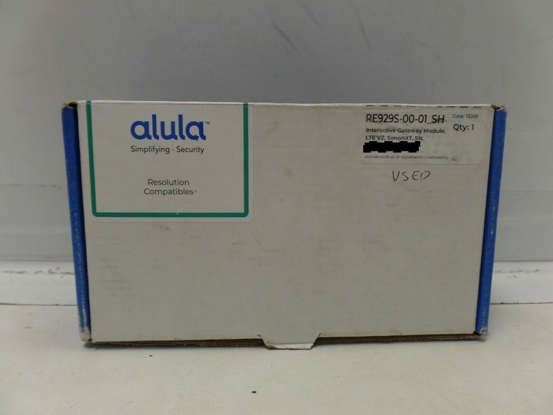 Alula Interactive Gateway Module LTE VZ SimonXT SN RE929S-00-01-SH