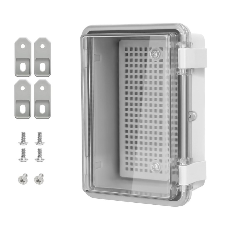 LMioEtool ABS Plastic Dustproof 5.9" x 3.9" x 2.8" (1pc), Clear Cover