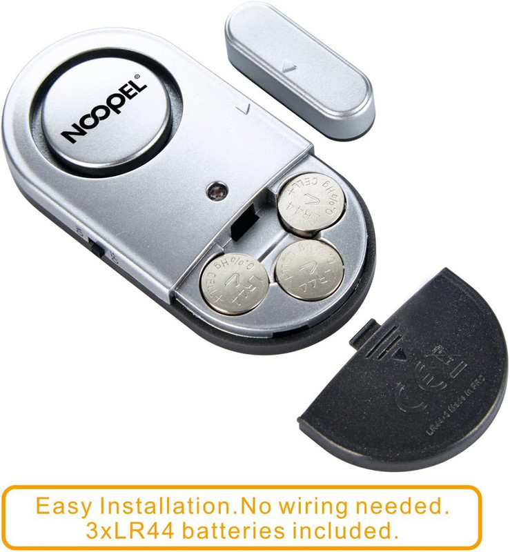 Door Alarms When Opened, 4 Pack 120DB Loud Pool Alarms for Doors, Window Alarm gallery