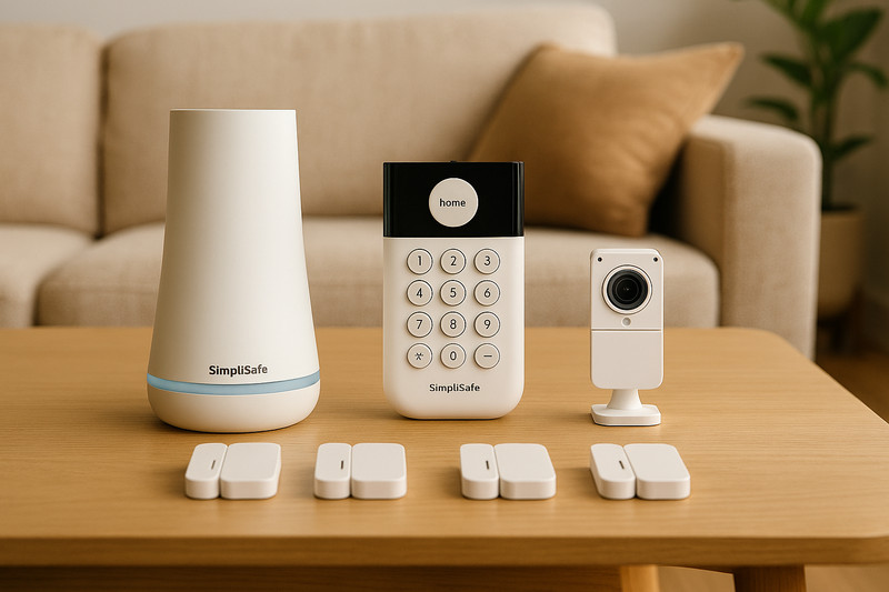 SimpliSafe 6-Pc Home Security System Security Camera & Entry Sensors KT061-01RUS gallery