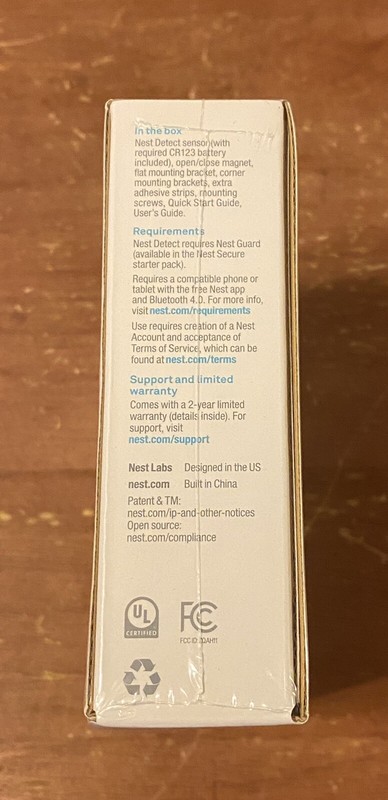 Google Nest Detect Home Door Window Room Motion Sensor H1100WES -NEW & Sealed gallery