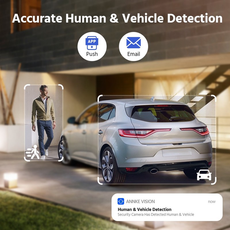 ANNKE 6MP POE Security Camera Dual Lens Outdoor Color Night Vision Two Way Audio gallery