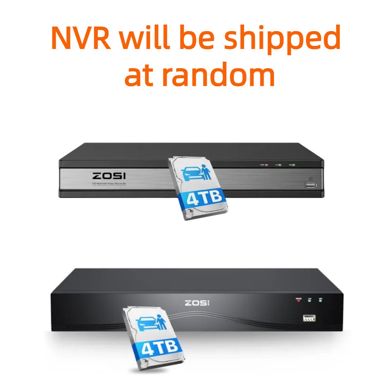 ZOSI H.265+8MP 16CH NVR 4K Home PoE IP Security Camera System CCTV IR Outdoor 4T gallery