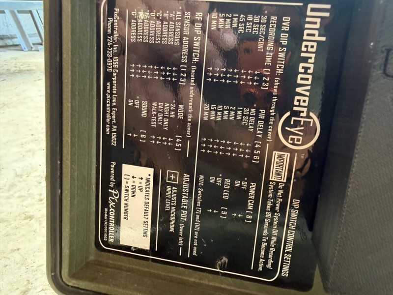 Undercover Eye Dip Switch Control Pix Controller Model UCI 001/002 NO BATTERIES gallery
