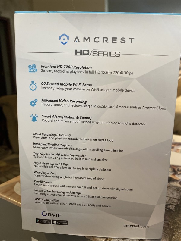 Amcrest HD Series 720p Wi-Fi Wireless IP Security Surveillance Camera System... gallery