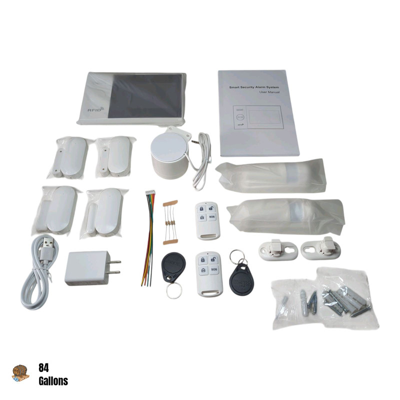 Wireless Smart Home Alarm System - ‎PG107F with Door & Motion Sensors Remote gallery