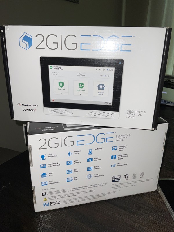 2GIG EDGE ALARM PANEL KEYPAD Brand New gallery
