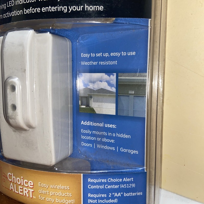 Replacement Silent Wireless Alarm System Flashing LED GE Choice Alert 45137 GE gallery
