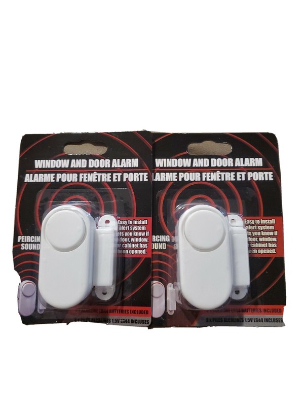 Portable Window and Door Alarms 2 pack