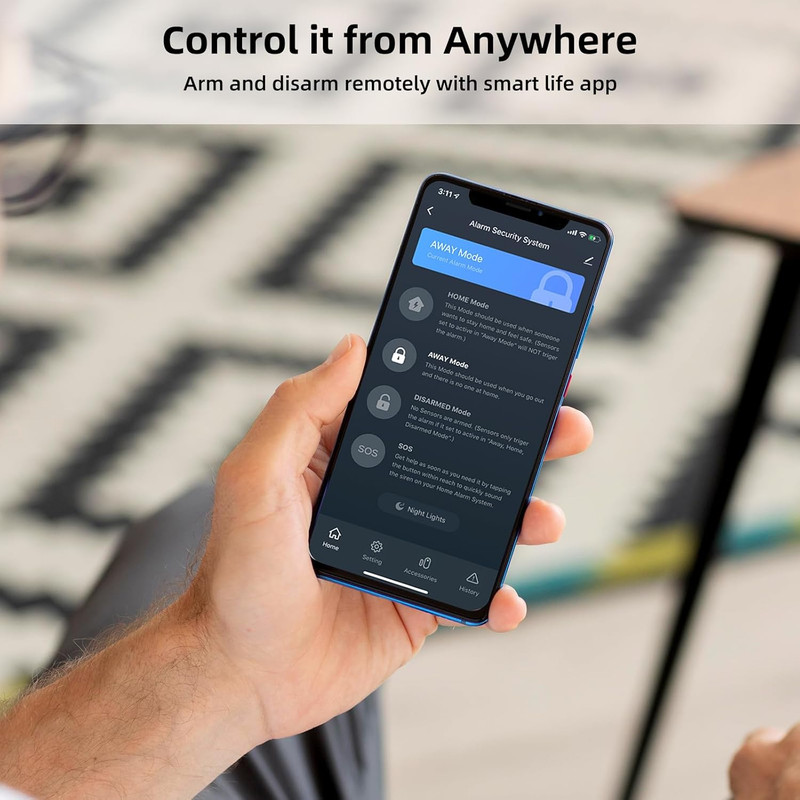 Smart Wireless Alarm System 9-Piece Kit with App Alerts & Alexa Compatibility gallery