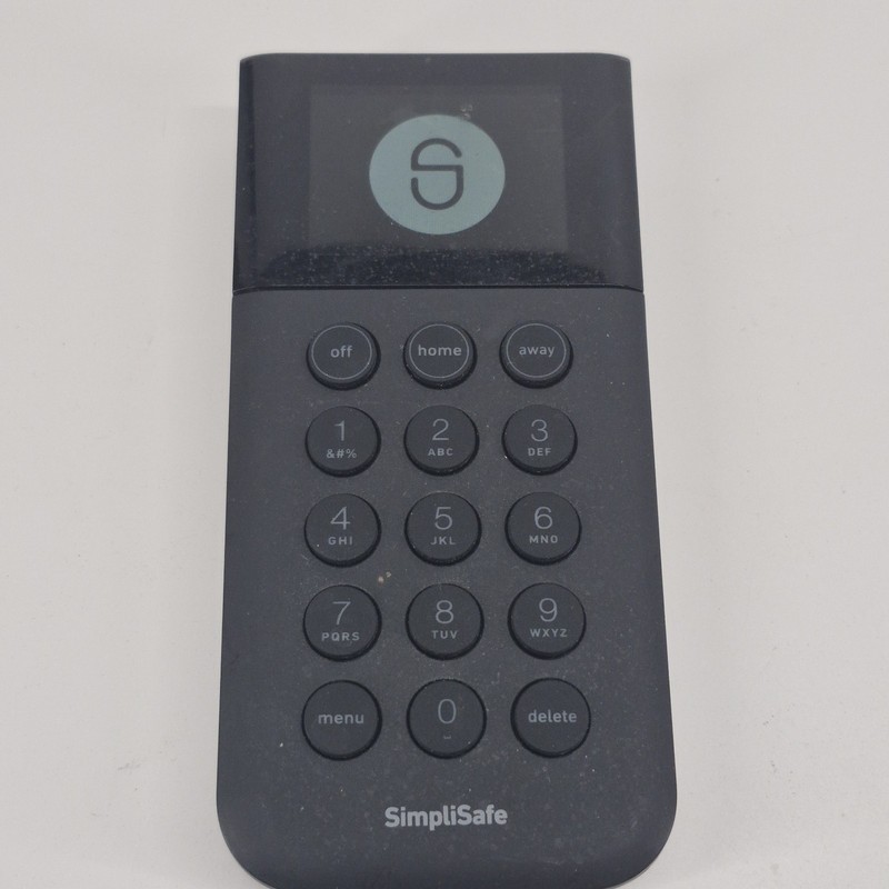 SimpliSafe KP3 Home Security System Keypad Remote Black Model SSKP3