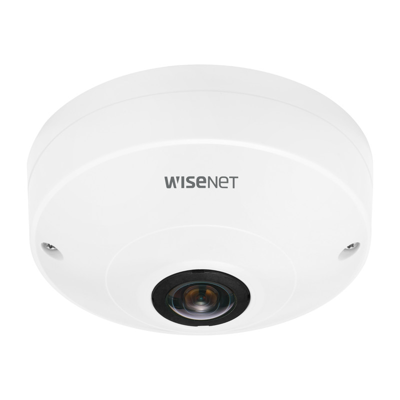 Hanwha Techwin QNF-9010 12MP IP Indoor Fisheye Security Camera 1.08mm Fixed Lens gallery