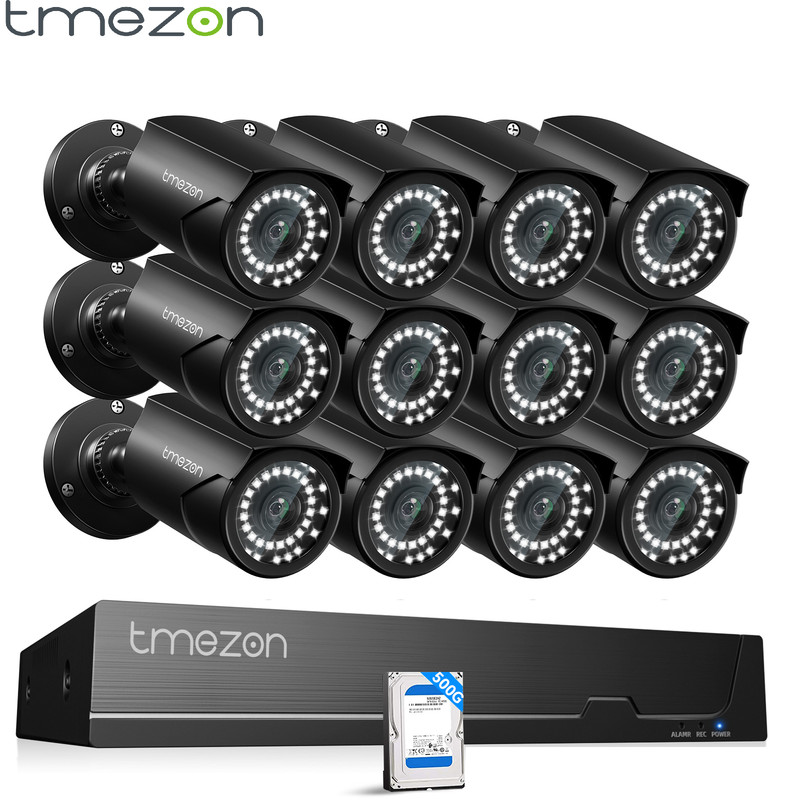 16CH POE Kit Home IP Camera System Full HD Home Office Recording System