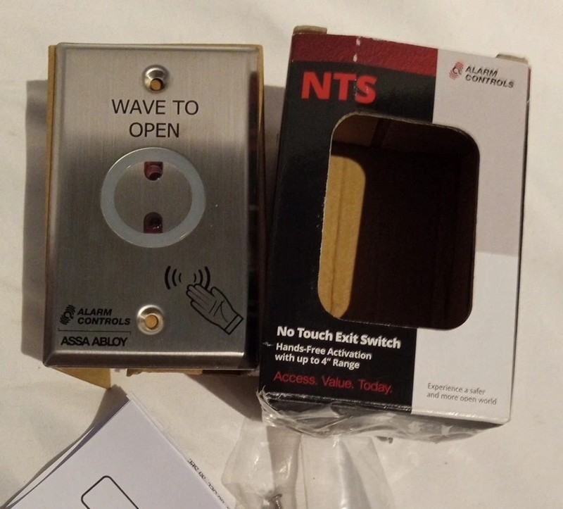 Alarm Controls Nts-1 Exit Motion Sensor,Single Gang,Silver gallery