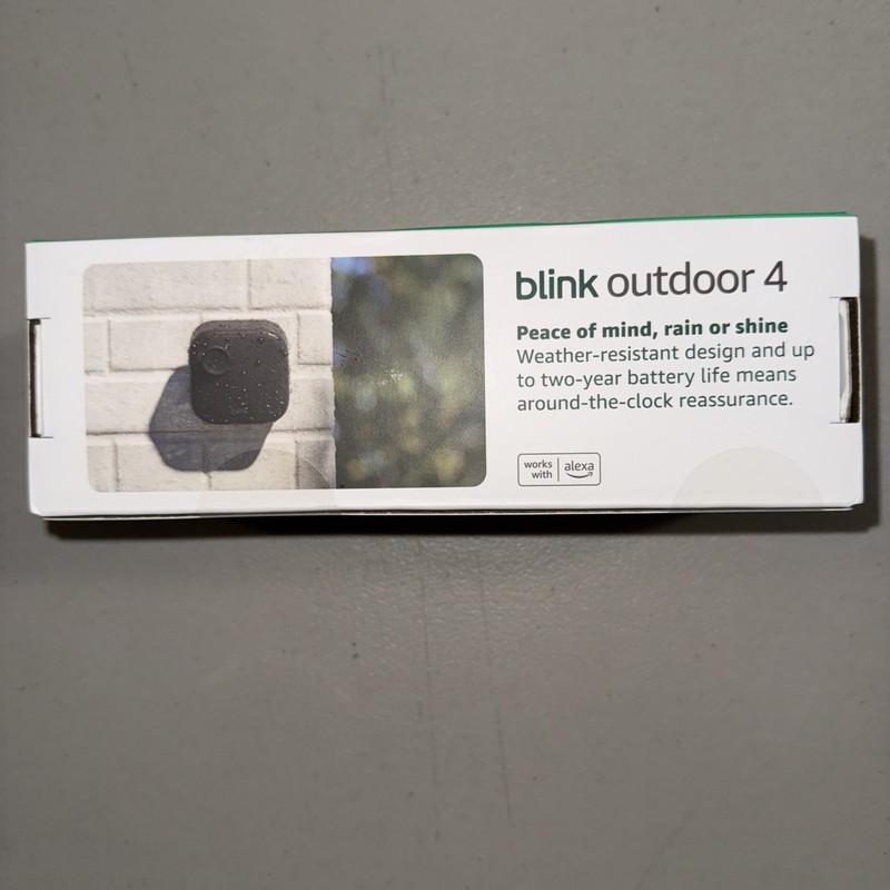 Blink Outdoor 4 (4th Gen 2025) Wireless Security Camera + Sync Module, 2 Cameras gallery