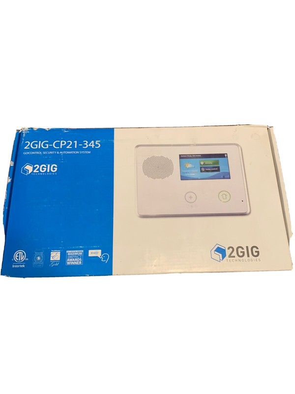 2GIG-CP21-345 Touch Screen Alarm Control Security Panel