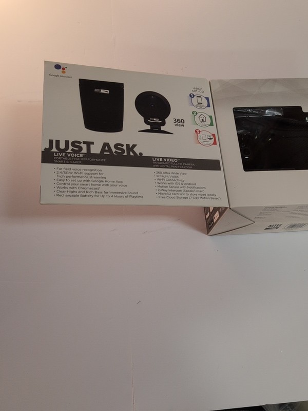 New Altec Lansing Smart Security System - Wi-Fi Camera & Speaker Voice Activated gallery