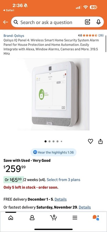 Alarm.com Security System gallery