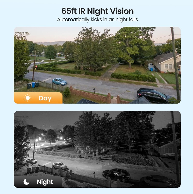 ZOSI 8CH 5MP DVR 4PCS PT Security 1080P Camera IP66 Outdoor System Night Vision gallery