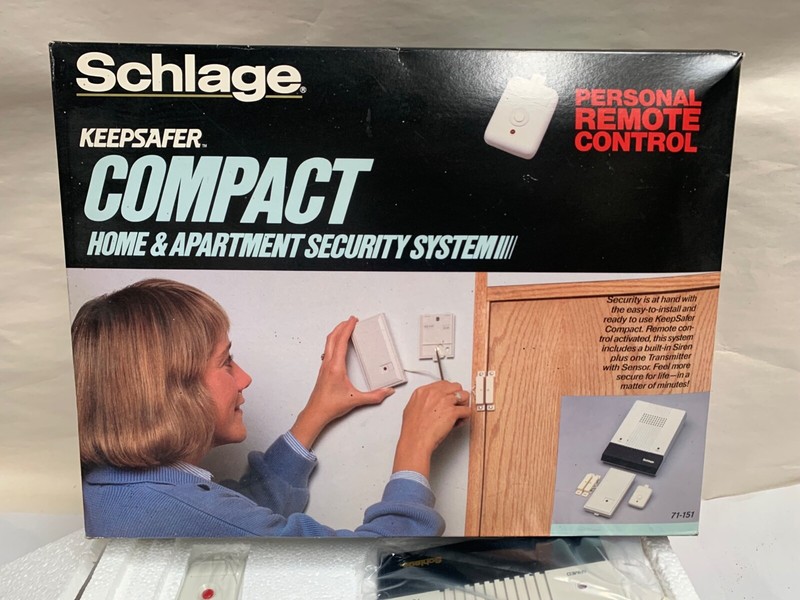 UNUSED Vintage Schlage Keepsafer Compact Home Apartment Security System (A10) gallery