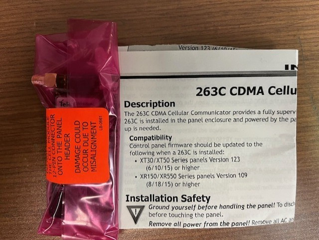 DMP 263C/381-2 CDMA Cell communicator w/cable; Brand new in box gallery