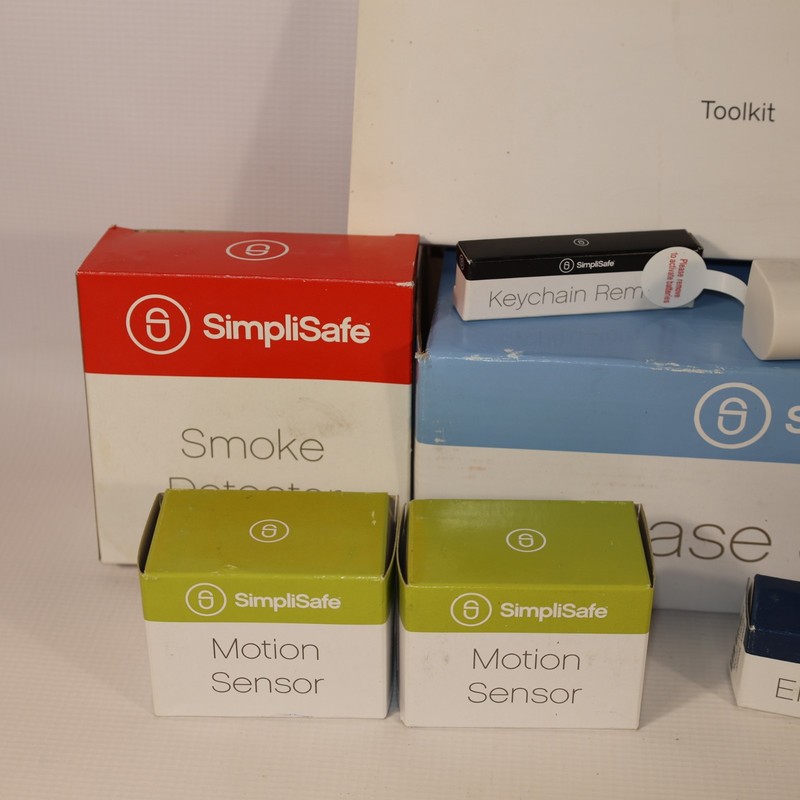 SimpliSafe Wireless Home Security System Starter Kit Base Keypad 2 Sensors & Fob gallery