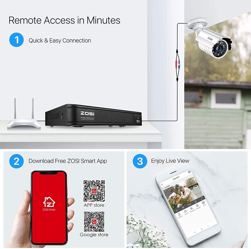 8 Camaras De Seguridad Casa Home Security Camera System Surveillance Cameras NEW gallery