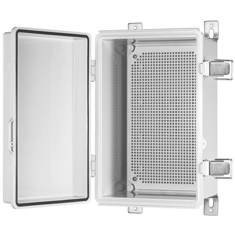 Ordentlich Waterproof Electrical Junction Box 11.4"×7.5"×5.5", Grey Cover