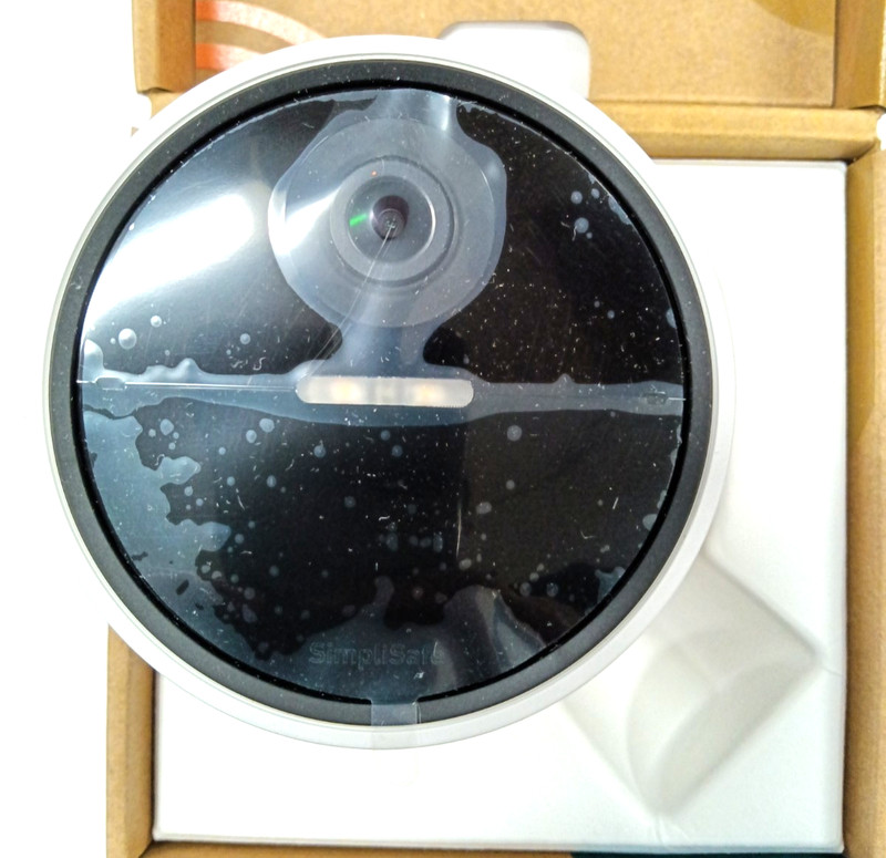 SimpliSafe Wireless Outdoor 1080P Camera White CMOB1 Open Box gallery