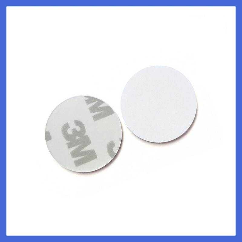 Waterproof 100pcs 125KHz EM4100 Ф25mm sticker RFID Induction Round tag card