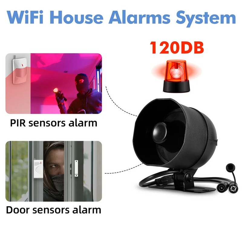 KERUI WiFi Home Alarm Security System Garage Door Sensor PIR Motion Detector USA gallery