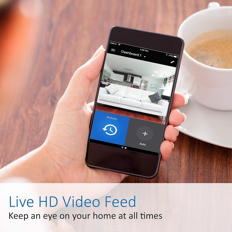 Momentum HD Wireless Indoor Home Security Camera with2-Way Audio Night Vision gallery