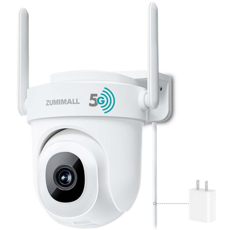 2.5K Wired Home Security Camera, 5MP, 24/7 Recording, AI Motion Detection, 360° gallery