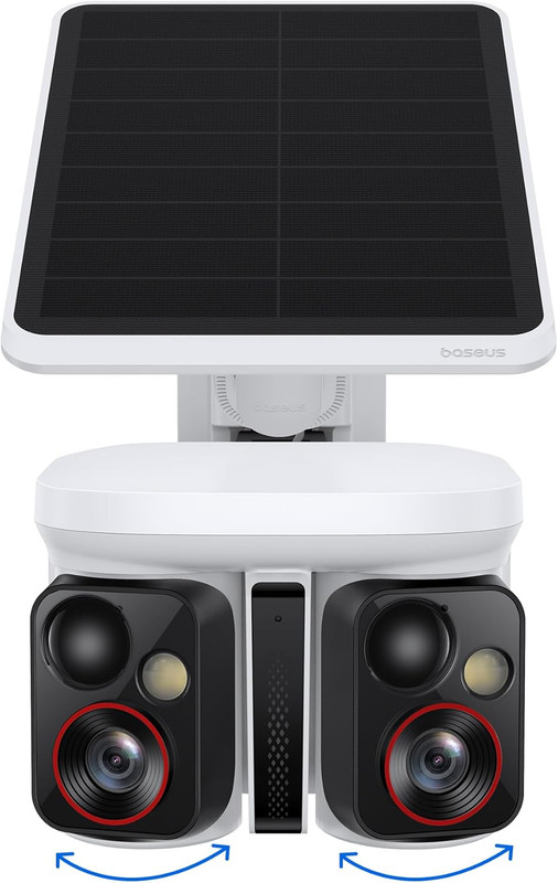 X1 Pro Dual-Tracking Solar Security Camera Outdoor Wireless, Dual 3K AI Cameras,