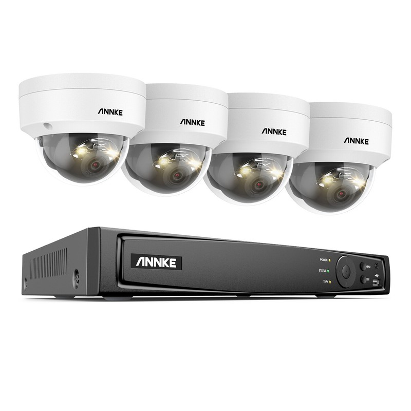 ANNKE 16CH NVR 12MP PoE AI Color Night Security IP Camera System Human Detection