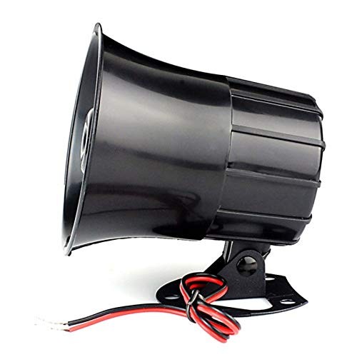Wired Alarm Siren Horn 15W DC 6 to 12V Security Siren with Bracket for Home S... gallery