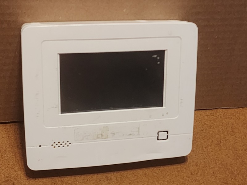 Residential Fire Alarm & Security Equipment panel w/ Rechargeable Battery -as is