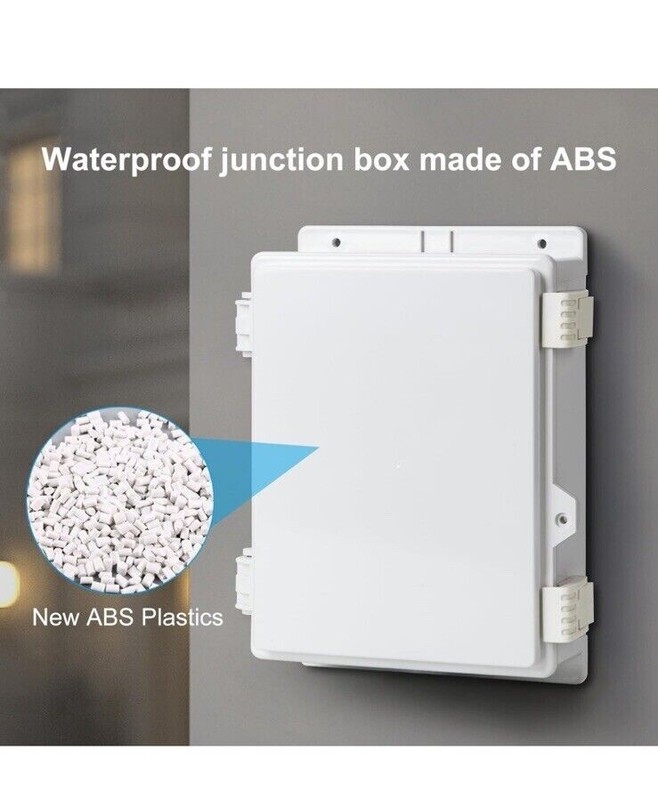 NEW NIB Namunanee Outdoor Electrical Junction Box ABS Material Water Resistant gallery