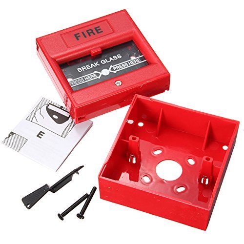 Wired Security Button with Hands Break Glass For Emergency Fire Alarm Release gallery