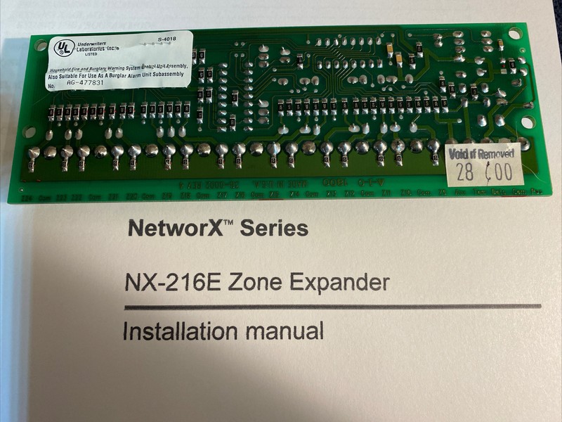 GE Interlogix UTC Caddx-Caddi Controls NX-216 Security 16-Zone Expander Module gallery