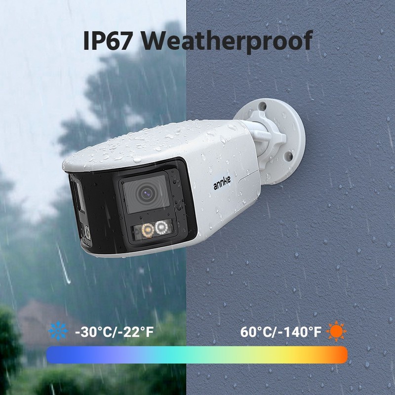 ANNKE 4K Dual Lens POE AI Color Night Security Camera System 8CH NVR 2-Way Talk gallery