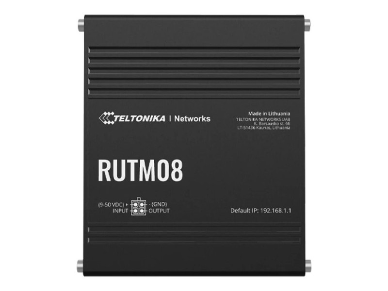 Teltonika RUTM08 Router 3-port switch 1GbE, IEEE 802.3u, PPP DIN RUTM08000000