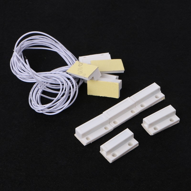 5 Sets MC-38 Wired Door Window Sensor Switch Home Alarm System Detector gallery
