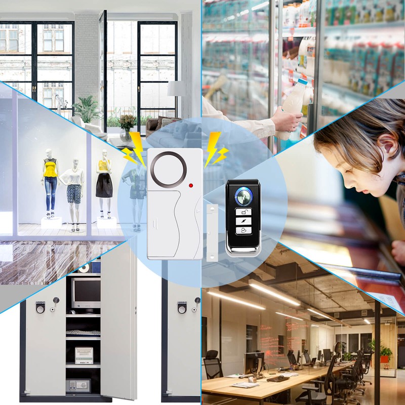 Wireless Magnetic Sensor Door Window Security Burglar Alarm With Remote Control gallery