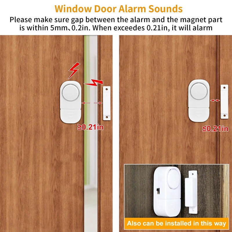 10 PCS Wireless Home Window Door Burglar Security ALARM System Magnetic Sensor gallery