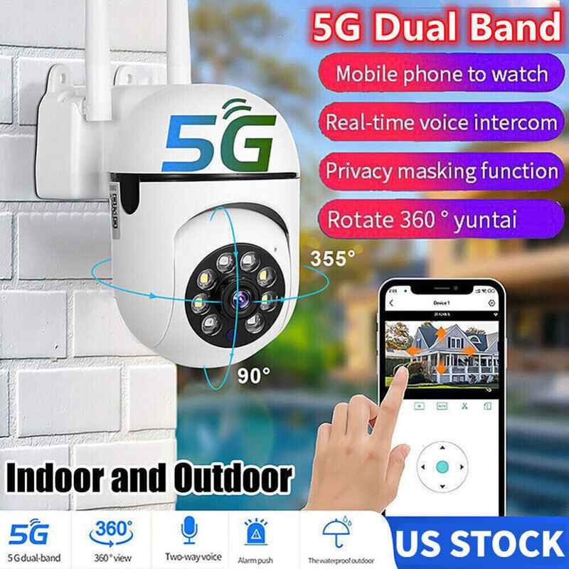4-Pack Wireless 5G WiFi Security Camera System Smart Outdoor Night Vision 1080P
