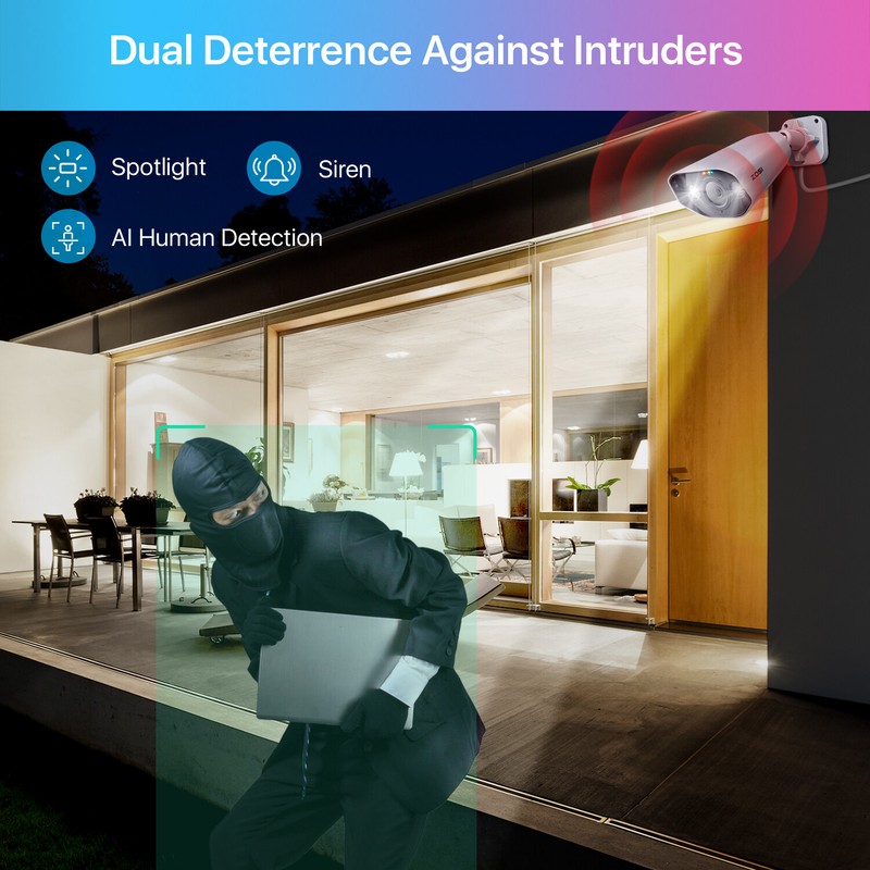 ZOSI 5MP POE IP Security Camera AI Human Face/Voice Activity Detect 2-Way Audio gallery